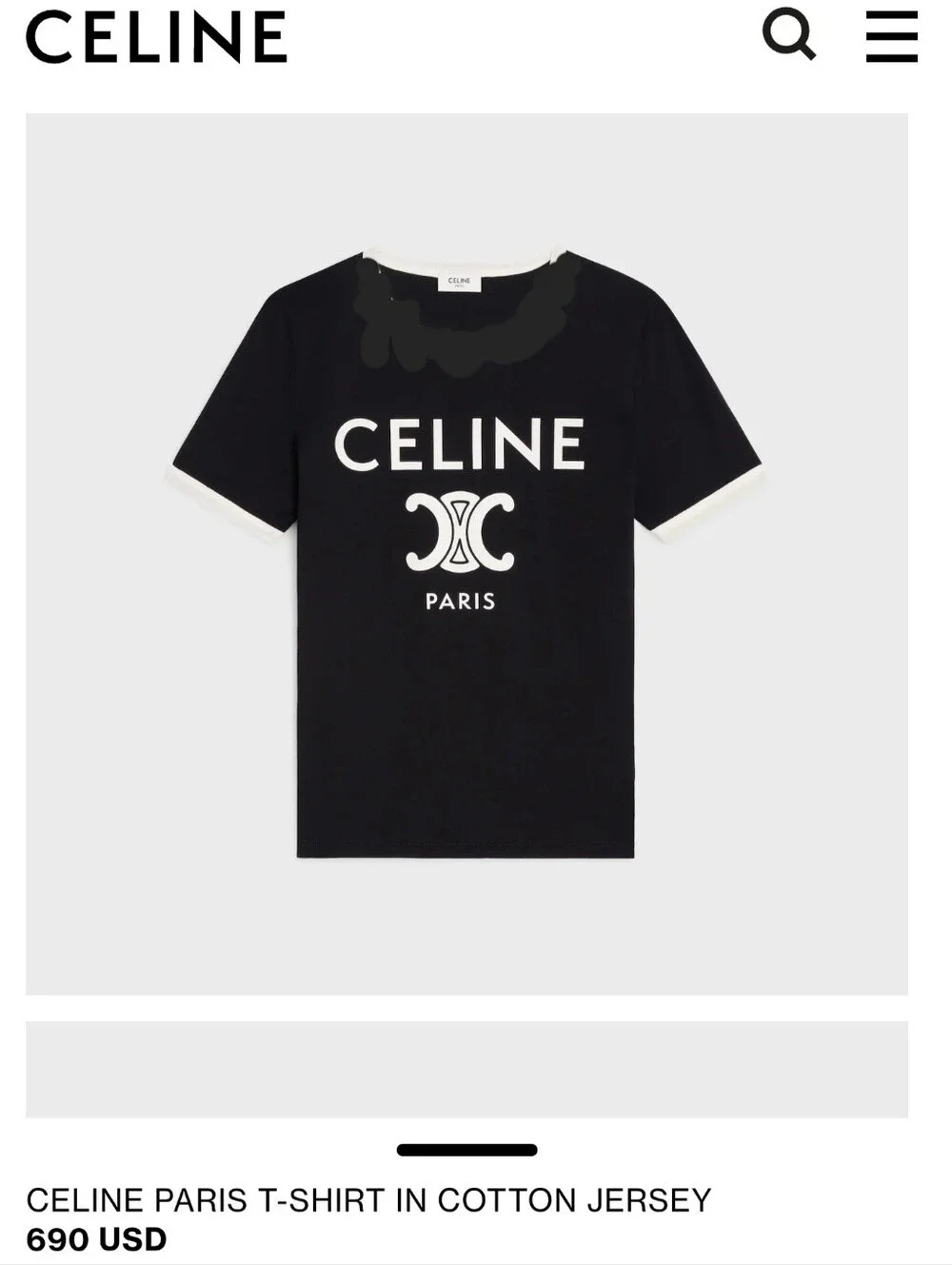 Celine Stretch Tee - Picture 2 of 3